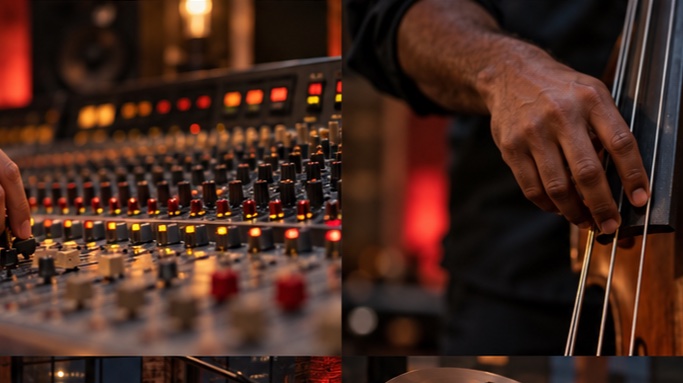 KI-inszeniertes Videostill einer Live-Session